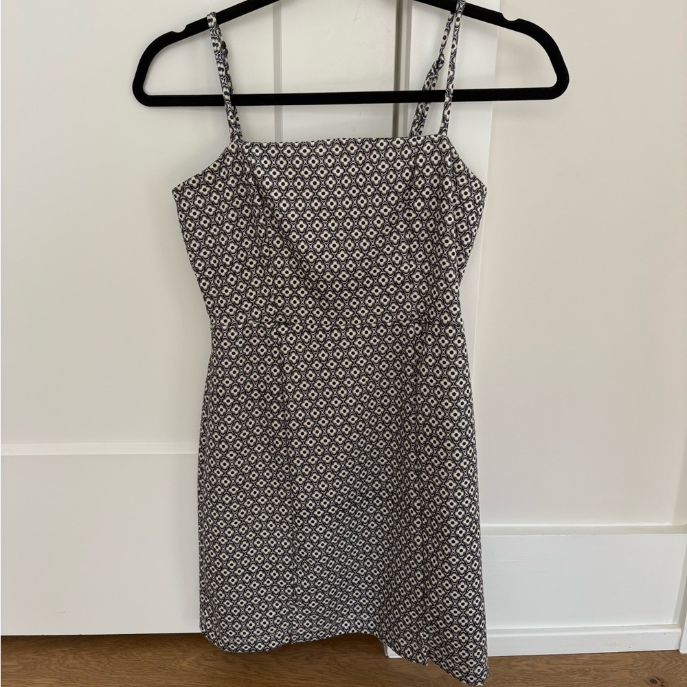 Dry Goods Black and White Geometric Mini Dress